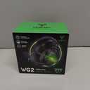 WG2 Wireless Gaming Headsets with Microphone for PS5, PS4, PC, Switch, Mac, Crystal Stereo Bluetooth Headphones, Wireless Headset 2.4GHz with Lossless Audio, 50 Hr Battery, Cool LED (Standard, Premium Black)