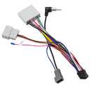 Fiegromech Radio Stereo Wiring Harness Replacement for Honda CRV 2007-2011 and Honda Civic 2008-2011 No AMP,16 Pin ISO Car Radio Power Speaker Cable with Antenna Adapter