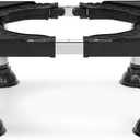 Nefish Mini Fridge Stand Height 7"-8.4" Adjustable Washer and Dryer Stand with 4 Strong Feet Heavy Duty Washing Machine Stand Base Laundry Pedestal Universal Platform for Home 16-24 Inch Appliance