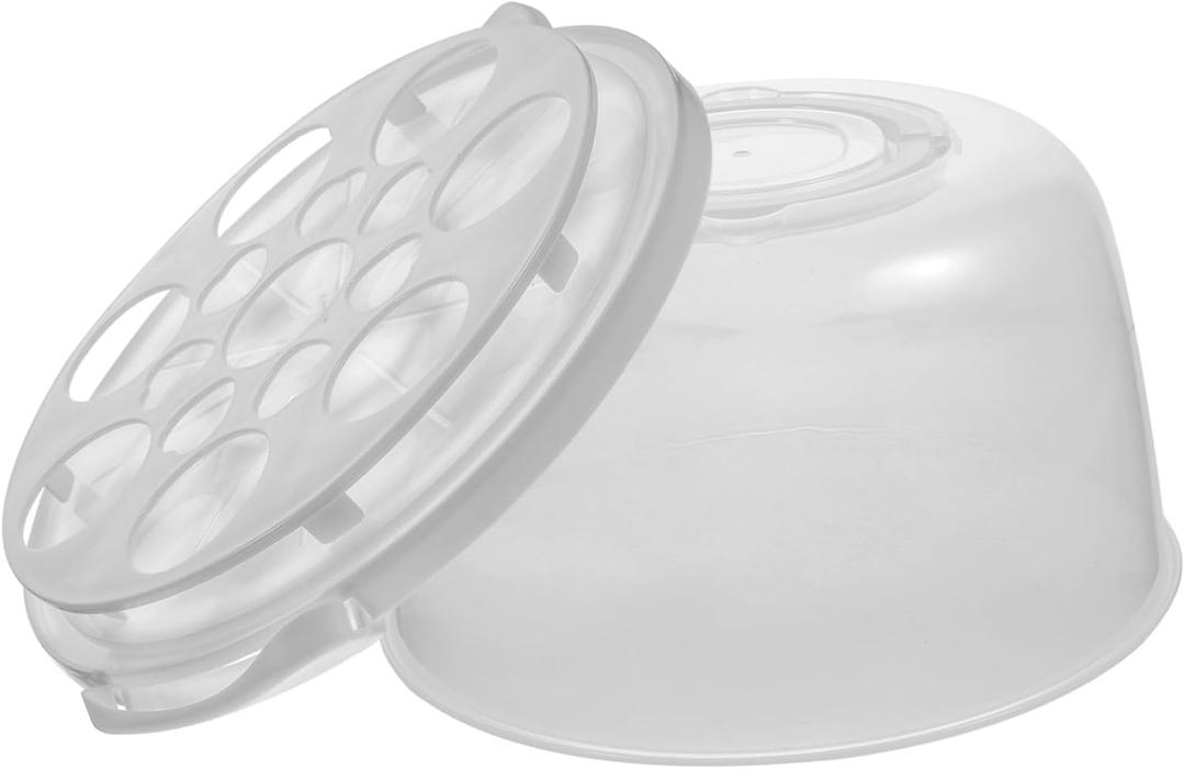 PRETYZOOM Tall Cake Box Cupcake Carrier Lid Insulated Cake Carrier for Cheesecake Dessert Saver Airtight Cover