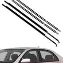 4 Pcs Weatherstrip Window Molding Trim Seal Belt Fit for Toyota Corolla 1995-2002 Replace 75710-02050 75720-02050 75730-02040 75740-02040, Car Outer Door Window Moulding Trim