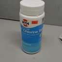 HTH 42049 Pool Care 1" Chlorine Tabs, Swimming Pool Sanitizer with Added Clarifier - Eliminates Bacteria & Algae, Makes Water Clean & Crystal Clear, Sanitizes & Protects - Slow Dissolving, 1.5 lbs
