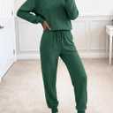 BTFBM Women's 2 Piece Tracksuit Spring Outfits 2026 Long Sleeve Half Zip Sweatshirt Sweatpants Lounge Set Sweatsuits (XL)