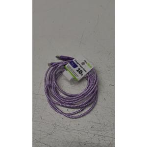 10 ft. Charging and Sync Cable For USB C Durable and Tangle Resistant