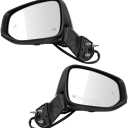 TRQ Mirror Set Compatible with 2020-2021 Toyota Highlander