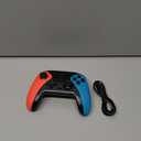 Wireless Switch Controller for Nintendo Switch/Switch 2/Lite/OLED Controller, Switch Controller with a Mouse Touch Feeling on Back Buttons, Extra Switch Pro Controller with Wake-up,Programmable, Turbo Function (Red+Blue)