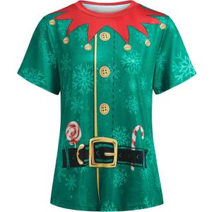 4th of July Patriotic Shirt Women,Female Pirate Shirt,Oktoberfest Mardi Gras Novelty Short Sleeve T-Shirts (Medium)