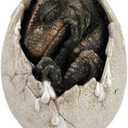 Pacific Giftware Jurassic Era Predator Tyrannosaurus Rex in Egg Dinosaur Figurine Hatchling Collectible Sculpture
