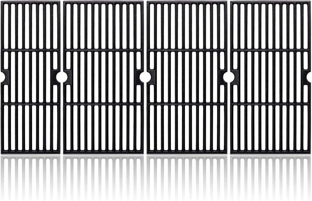 18 Inch Grill Grates for Charbroil Performance 6 Burner 463244819, 463276517, 463245917, Cast Iron Grate Grid for Char-Broil Replacement Parts 463276617, 463277918, G470-0002-W1, G470-0003-W1
