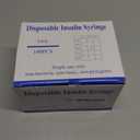 U-100 1cc 30g 5/16 In (8mm) Syringe with Needle, Individually Wrapped, Pack of 100