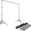 LimoStudio Large & Heavy Duty 10 x 9.8 feet Sturdy Backdrop Stand for Background Screen, Extra Height Large Backdrop Support System with Carry Bag, AGG1112