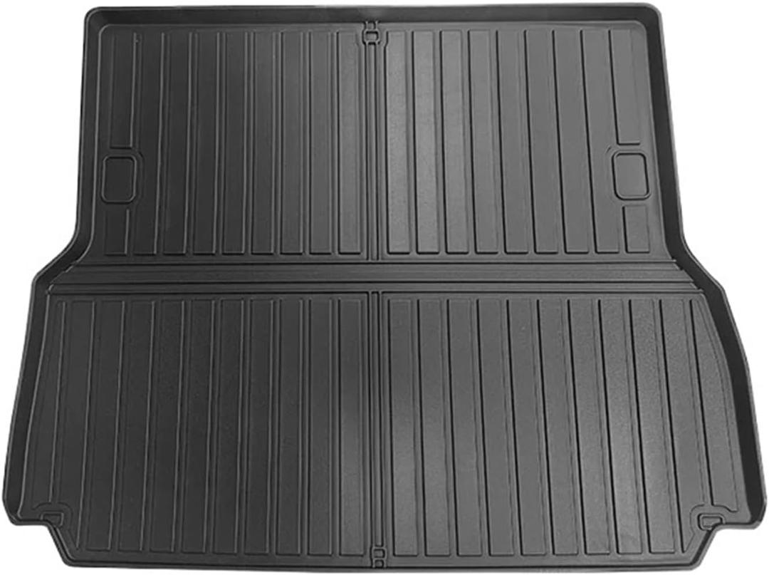 3D Floor Mats Trunk Pad Compatible with Toyota Prado LC250 2024 5seat & 6seat Anti-Slip Waterproof Accessories TPE(5-Seater 1pc)