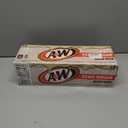 A&W Zero Sugar Root Beer Soda, 12 fl oz cans, 12 count