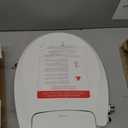 Brondell Bidet Toilet Seat Non-Electric Swash Ecoseat, Fits Elongated Toilets, White - Dual Nozzle System, Ambient Water Temperature - Bidet with Easy Installation