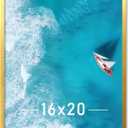 Gold 16x20 Picture Frame Lightweight yet Durable Frame Wall Hanging