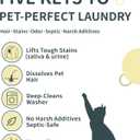 FurGone by Seedshub Pet Hair Odor & Stain Remover for Laundry, Upgraded Higher Hair Dissolution, 6-Month Supply, Based Powder Detergent for Clothes,Effective Dog & Cat Hair Remover,Septic Safe
