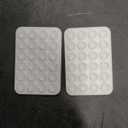 PKYAA Anteel 2 Pack Silicone Suction Phone Case Adhesive Mount, Strong Grip Holder for Selfies and Videos, Hands-Free Sticky Phone Grip for iPhone and Android, 2.17" x 3.15" (White)