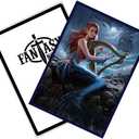 Fantasy North - Allamorra - Alluring Siren - 100 Textured Matte TCG Card Sleeves - Fits Magic MTG Commander Pokemon and Other Card Games - Playing Card Sleeves