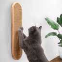 7 Ruby Road Wall Mounted Cat Scratcher with Multidirectional Sisal - Indoor Cat Wall Scratcher Post for Furniture Protection (Natural)
