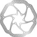 BUCKLOS 140mm 160mm 180mm 203mm MTB Disc Brake Rotor with 6 Bolts, Bicycle Brakes Stainless Steel Rotors M5 Screws, Opposite Hole Distance 44mm, fit Mountain Road Bikes MTB BMX