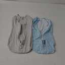 SwaddleMe by Ingenuity Compression Baby Swaddle Pod, Two-Way Zipper for Easy Diaper Changes, Improves Sleep & Calms Startle Reflex, 0-2 Months, 1.0 TOG, 2-Pack - Dino Jam