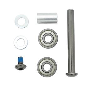 8-Inch Rollator Front Wheel Axle Repair Kit  Includes 608Z Bearings, Bolt, Shaft, Spacer, Washers  Replacement Hardware Set for Mobility Walkers