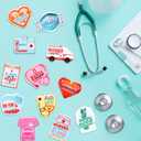 Fancy Land 12Pcs Nurse Magnets for Refrigerator Funny Nursing Magnet Stickers for Locker Nurse Week Gifts for Medical Students Assistants Appreciation Supplies Exchange Gag Favors