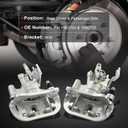 cciyu Rear Left & Right Brake Calipers Assembly w/Bracket 19B2754 19B2755 2000 2001 2002 For Toyota For MR2 Spyder