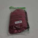 Fleece Lining Dog Hoodie with Harness Built in,Extra Warm Medium Dog Jacket in Winter Doggie Coats with Drawstring Hooded,Red L (Large (Pack of 1))