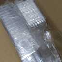 Zezzxu 50 Pack 5 oz Dessert Cups with Dome Lids and Spoons, Plastic Pudding Cups with Lids Mini Parfait Shooter Cups for Party Individual Banana Pudding Jello Yogurt Fruit Trifle