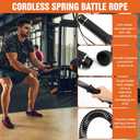 Ropeless Ropes for Home Gym, Heavy Duty Workout Rope, Portable Arm Exerciser Rope for HIIT Workouts,Cardio & Muscle Training,Home Gym Equipment for Men & Women