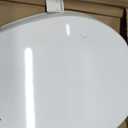 Mayfair Cassel Slow Close Toilet Seat, Easy Clean, Non Slip Premium Wood Seat, Easy Install, Made in USA, Round, White