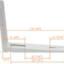 Mini Split Bracket for Ductless Air Conditioner Wall Mounting 7000 - 15000 BTU