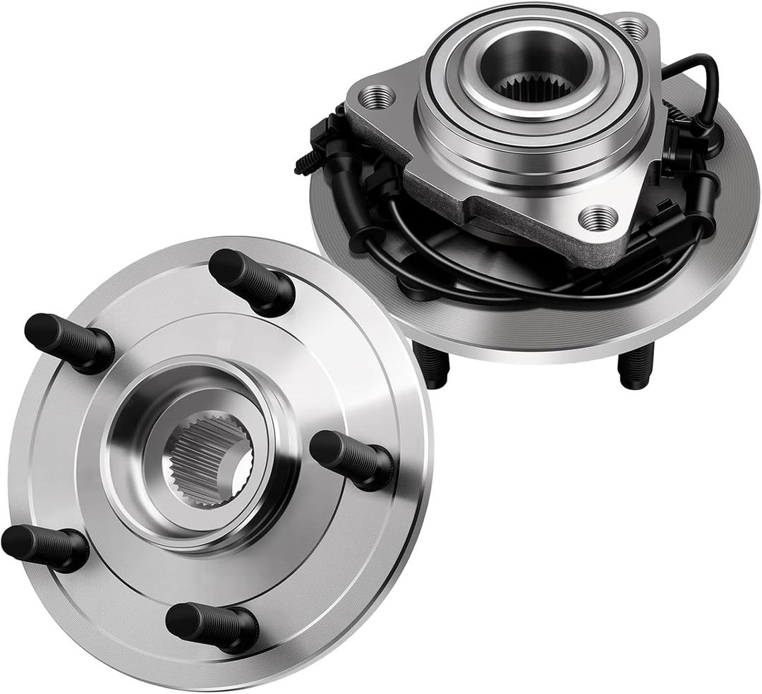 515126 2PC Front Wheel Hub and Bearing Assembly for 2009 2010 2011 Dodge Ram 1500 (from 12/08/2008)