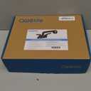 Utility Sink Faucet, Laundry Room Faucet with Pull Out Sprayer, Laundry Tub ABS Plastic Faucet, 4 Inch Centerset 3 Holes Installation Non-Metallic, Matte Black