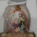 Nativity Advent Candle Holder Decoration, Christmas Nativity Scene Candle Holder Candlestick Holders Advent Wreath Candle Holder Advent Centerpiece for Christmas Party Supplies (Candles Not Included)