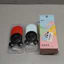 Cute Mouse Personal Mini Fan, Rechargeable Handheld USB Fan, 3 Adjustable Wind Speeds and Wearable Design, Portable Pocket Size for Travel/Outdoor/Vacation/Park Trip (Red+Blue)