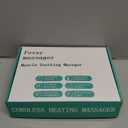 TEVIKE Foot Advanced Triple Method Massager, with 5 Vibration Modes and 6 Heat Levels, Suitable for Reduce Fatigue and Plantar Fasciitis, Travel & Home Use（Grey 2pcs）