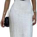 MakeMeChic Women's Sleeveless Backless Summer Maxi Dress Size S