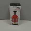 Food Chopper, Hand Chopper Dicer Easy to Clean, Manual Slap Vegetable Chopper Onion Cutter, Garlic Chopper Mincer for Onion, Nut, Tomato, Pepper, Celery, etc, White