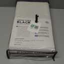 100% Blackout Shield Linen Blackout Curtains for Bedroom 108 Inches Long, Back Tab/Rod Pocket Living Room Drapes, Thermal Insulated Blackout Curtains 2 Panels Set, 50" W x 108" L,Cream