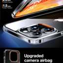 TORRAS Crystal Clear for iPhone 15 Pro Case, Ultra-Thin [Non-Yellowing] [Military Protection] Slim Fit Silicone TPU Cover for iPhone 15 Pro Phone Case, Soft, Clear, 6.1 inch