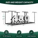 3x6 FT Overhead Garage Storage Rack,450LBS Weight Capacity