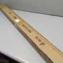 Light Gold Curtain Rods for Windows 72 to 144 Inch, Heavy Duty 1 Inch Diameter Single Curtain Rods, Telescoping Drapery Rods with Aluminum Alloy End Cap Finials, Wall Mount and Ceiling Mount