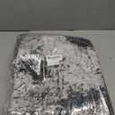 Entryway Rug 3x5 Grey Door Mat Indoor Entrance 36x60, Washable Small Throw Rugs for Kitchen Floor, Entry, Front Door, Bedroom Bedside, Non-Slip Low Pile Stain & Fade Resistant, Abstract Gray