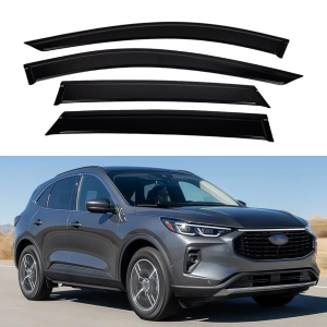 Window Visors Compatible with 2020-2024 Ford Escape，Rain Guards Sun Shields Window Deflector，Tape-On Style，4PCS