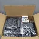 Realspring 9 Pcs Bean Bag Chairs for Adults Inflatable Chairs with Electric Air Pump,Blow up Couch Folding Portable Inflatable Couch Lazy Sofa for Reading Living Room Camping (Black)