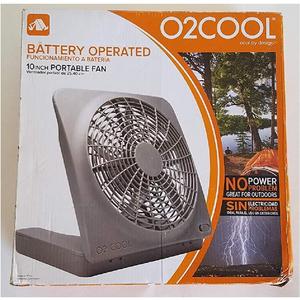 O2COOL FD10101 BATTERY OPERATED 10IN PORTABLE FAN