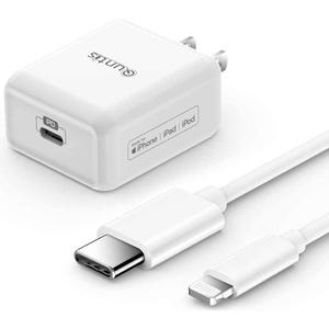 iPhone Fast Charger [Apple MFi Certified], 20W iPhone High Speed USB-C Charger Plug with 6FT USB C to Lightning Cable Cord for iPhone 14 13 Mini Pro Max 12 11 XS XR X iPad AirPods, White