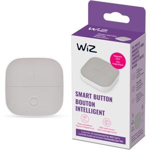 WiZ Connected Portable Smart Button 1-Pack - Comes with 2 AAA Alkaline Batteries - Wireless Light Switch - Control with App